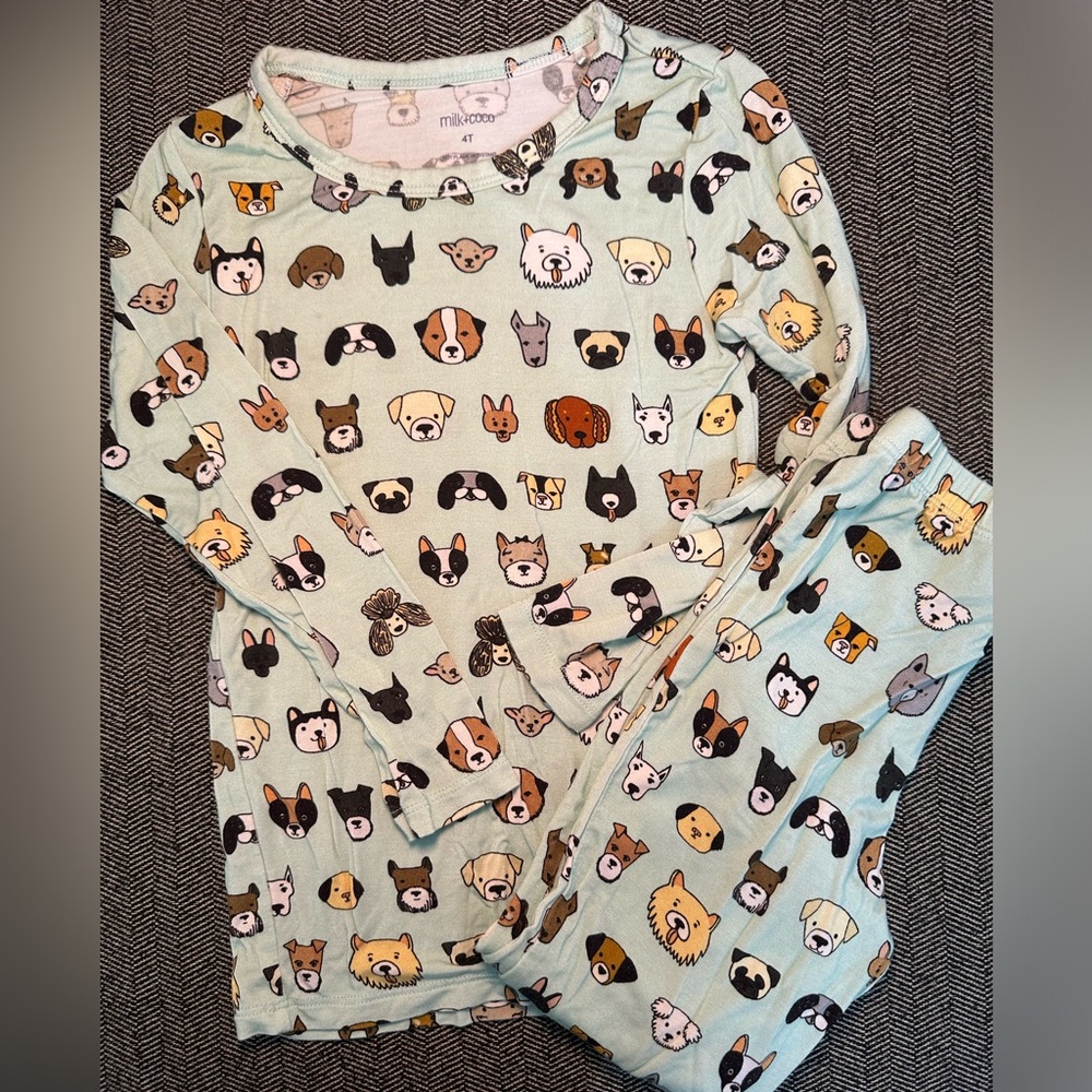 Milk & coco 4T bamboo pajamas
